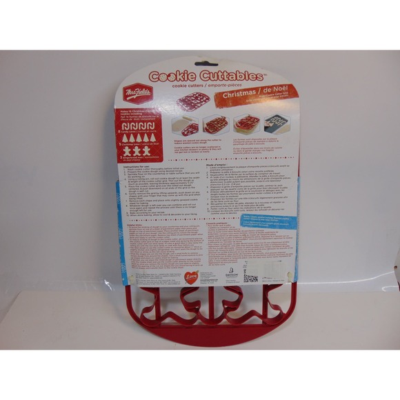 Christmas Cookie Cutters Cuttables Mrs. Fields Candy Cane Tree & Gingerbread 16 - Picture 3 of 6